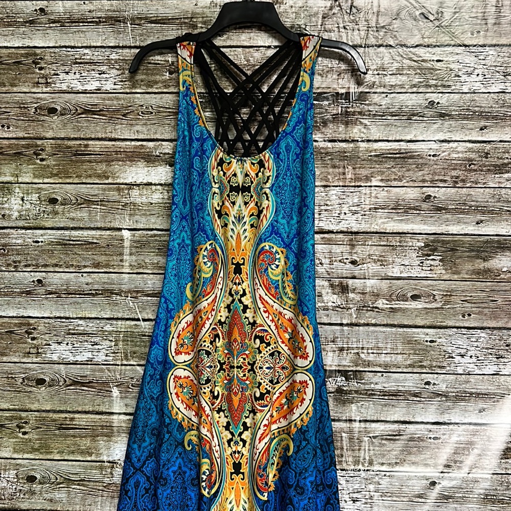 stiletto summer tank maxi dress